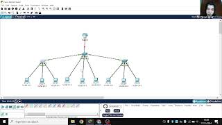 Membangun jaringan VLAN dengan 3 switch dan 1 router