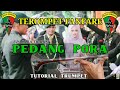 Terompet Pedang Pora prajurit TNI || Sangkur Pora