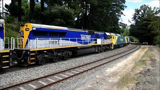 Aurizon Grain Train with 'Stars of the Show' RailFirst's CM3308 \u0026 CM3309 at Mt Lofty and Balhannah