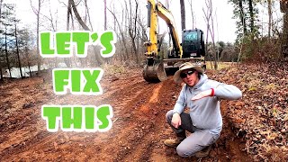 DELIVERING GRAVEL AND PREPPING JOB SITE FOR RAIN | DIGGINLIFE21