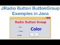 jRadiobutton  Buttongroup Example in Java Netbeans