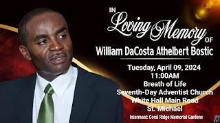 In Loving Memory of William Bostic