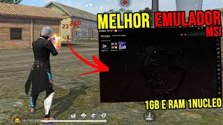 DESCOBRI O MELHOR MSI LITE BLUESTACKS LEVE PARA QUALQUER PC FRACO MELHORES CONFIGURAÇÕES 🔥🚀 FREEFIRE