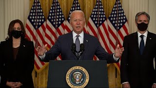 'We might not get everyone out of Afghanistan' admits Joe Biden