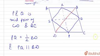 Show that the lines joining the mid-points of opposite sides of a quadrilateral bisect each other.