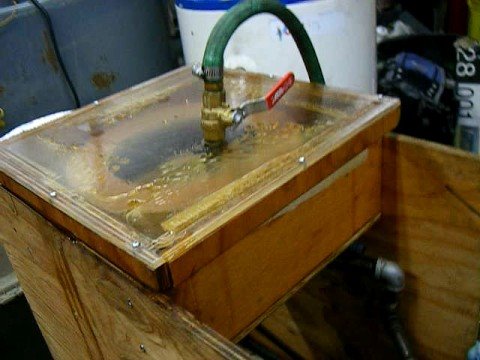 Homemade Wooden WVO/SVO Centrifuge Homemade Wooden WVO/SVO Centrifuge