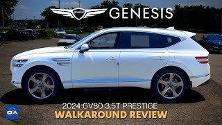 2024 Genesis GV80 | BEST Value Luxury Midsize SUV? | GV80 3.5T Prestige Exterior & Interior Review