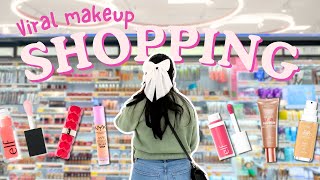Shop with me at Target and Walmart | Viral TikTok drugstore makeup