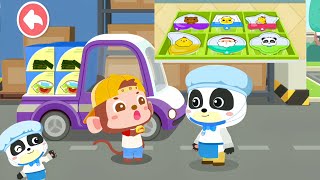 Baby Panda Food Processing Worker_Make jelly and Snacks|BabyBus|Babybus games|Babybus english|Part_3