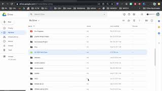 Creating Folders and Sub-Folders in DRIVE
