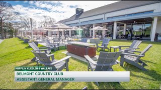 Assistant General Manager Career Opportunity at Belmont Country Club