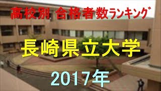 長崎県立大学 高校別合格者数ランキング 2017年【グラフでわかる】