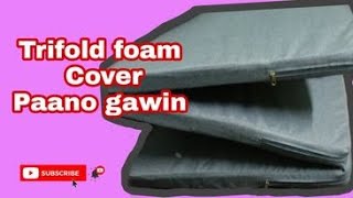 HOW TO MAKE A BEST TRI FOLD FOAM COVER (EASY WAY)