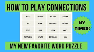 How To WIN at CONNECTIONS [Hot NY Times Puzzle]