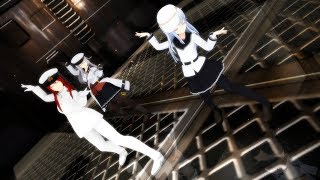 【MMD】『ヒバナ』【初音ミク】提督×ガングート×ヴェールヌイ【MMD艦これ】1080p60s FullHD