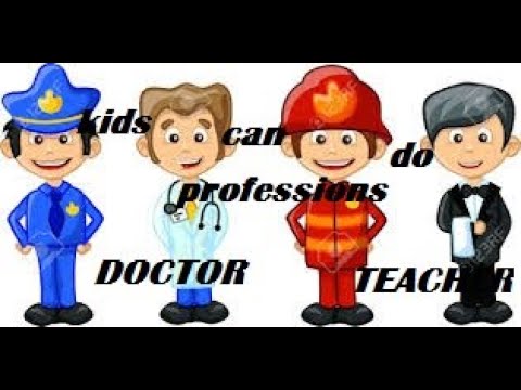 Jobs For Kids|what Do You Do?|occupations|pre School|kindergarten| Fun ...