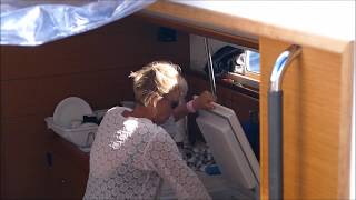 Onboard tour of the Sunsail's 47 ft. Benetau