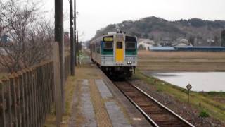 JR東日本 久留里線 気動車 キハ37,38+キハ30編成列車＠東清川駅