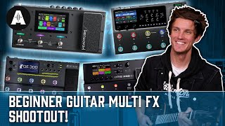 Beginner Guitar Multi FX Shootout - Boss GT-1, Line 6 Pod Go, HeadRush MX5 & More!