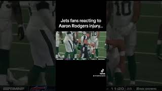 Aaron Rodgers injured… #nfl #shorts #nyjets