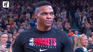 Russell Westbrook Returns to Oklahoma City, Full Introduction | January 9, 2020