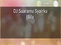 Dj Suaramu Syairku (Bila Bermimpi Kamu Jaga Dari Tidurku) Versi Chipmunk