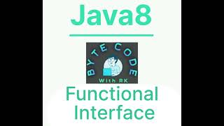 Java8::Functional Interface Full Course #youtube #trending #viral #java #java8 #functionalinterfaces