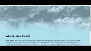 Clouds CSS Animation || Cloud Background Moving CSS animation