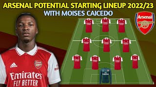 Arsenal Potential Lineup With Transfer News Feat. Moises Caicedo | Arsenal Potential Lineup