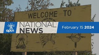 APTN National News February 15, 2024 – Emergency alert system, $633M to improve Manitoba health care