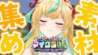 【 #にじ若手女子マイクラ 】木こりと、鉱夫に俺はなる！！！【立伝都々/にじさんじ】