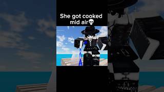 E-girl gets cooked mid air😂 #roblox #memes #funny #robloxmemes #humor #shorts #viralvideo