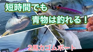 短時間釣行でも満足フィッシング❗️【2馬力ゴムボート】