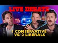2 Liberals vs. 1 Conservative: BAR FIGHT | Michael Knowles, Brian Recker, & Ryan Basham