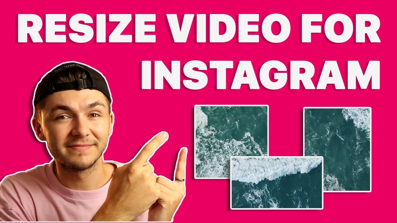 The Easiest Way To Resize Video For Instagram - YouTube