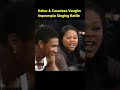 when usher and countess vaughn had a singing battle during an interview shorts throwback