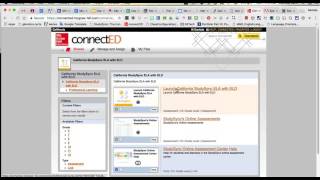 Logging into StudySync through ConnectEd