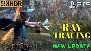 PS5 Forspoken Ray Tracing Mode Gameplay 4K HDR | PS5 Forspoken Gameplay Walkthrough|Forspoken Update