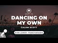 Dancing On My Own - Calum Scott (Even Lower Key - Piano Karaoke)