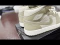 the unboxing of air jordan 1 mid legend light brown airjordan airjordanmid aj1 sneakers aj1mid