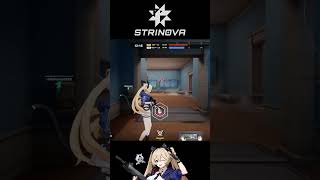 Strinova Highlight #9 Michele milk the job with turret #ストリノヴァ #스트리노바 #卡拉彼丘 #strinova #tps #shorts