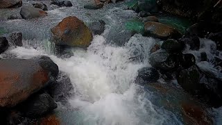 03/07 Peaceful Water Stream Flowing Through Rocks - White Noise For Deep Sleep, Stress buster, Study