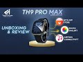 TH 9 Pro Max | Super Amoled Smart Watch | Photo Storage | Earbuds Connectivity | 90 hertz Display