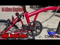 brompton c line explore mid handlebar without rack m6l house red 2023