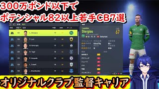 格安で２０歳以下のキャリアモードおすすめ若手CB紹介【FIFA22監督キャリアモード】