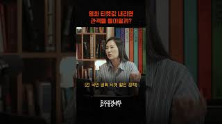 영화 티켓값 내리면 관객들 돌아올까?