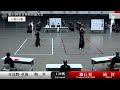 tsubasa kamaishi 2 1 takuya hibino_the 57th all japan iaido taikai 6 dan first round 13