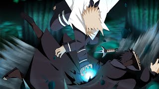 The birth of Naruto - Minato vs Obito full fight | english dub