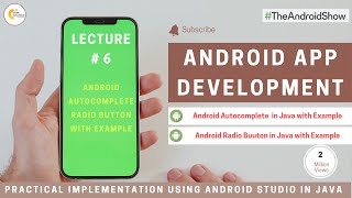 Autocomplete textview in android java | Radio Button in android java | #android #androidstudio