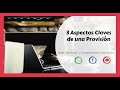 Los 3 Aspectos Claves de una Provisión